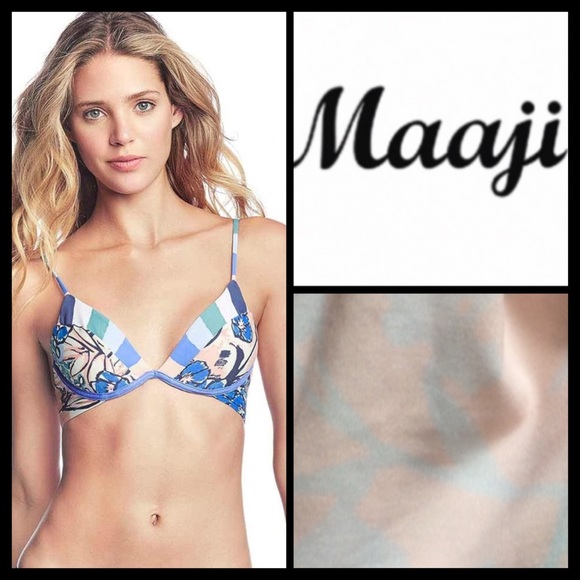 NWOT Maaji Reversible Underwire Bikini Top - Picture 3 of 8